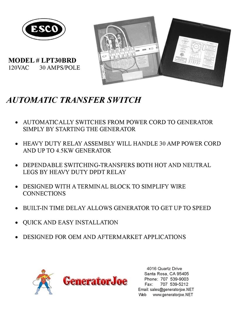 Esco LPT30BRD quick start guide