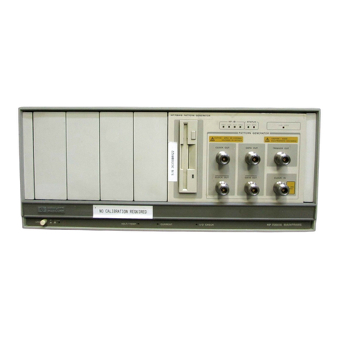 HP 70001A User manual