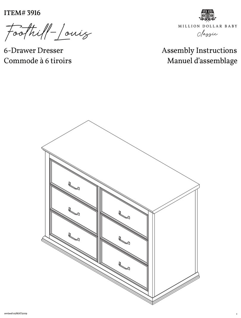 Million Dollar Baby Foothill-Louis Assembly instructions Million Dollar Baby Foothill-Louis Assembly instructions