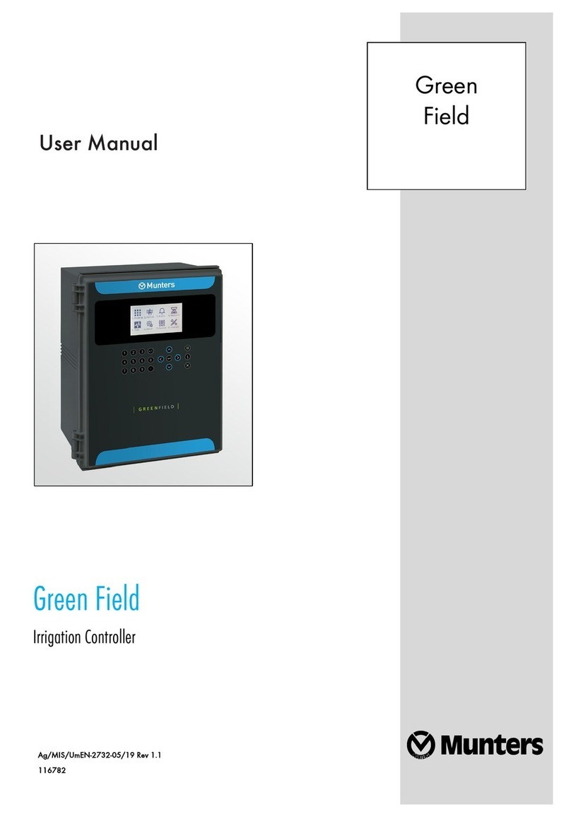 Munters Green Field User manual