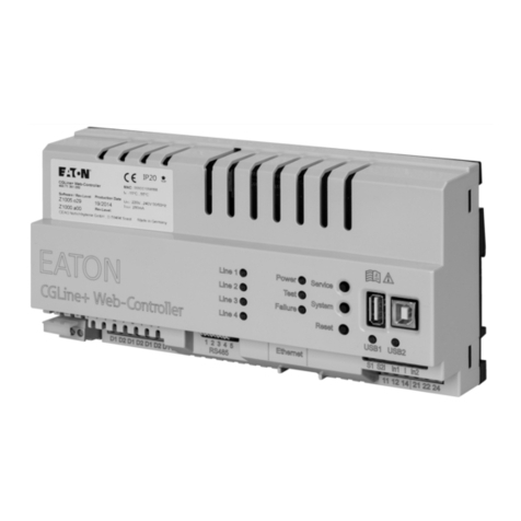 Eaton CGLine+ Web-Controller User manual