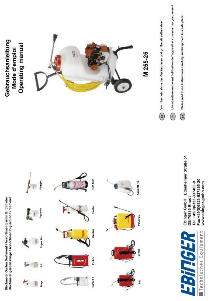 Ebinger M 255-25 operating manual