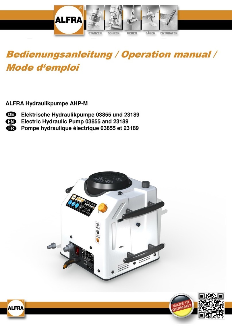 ALFRA 03855 AHP-M User manual