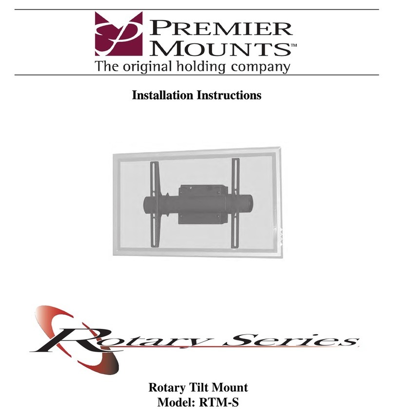 Premier Mounts Rotary series installation instructions