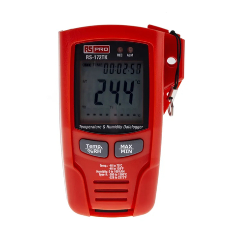 RS PRO RS-172 User manual