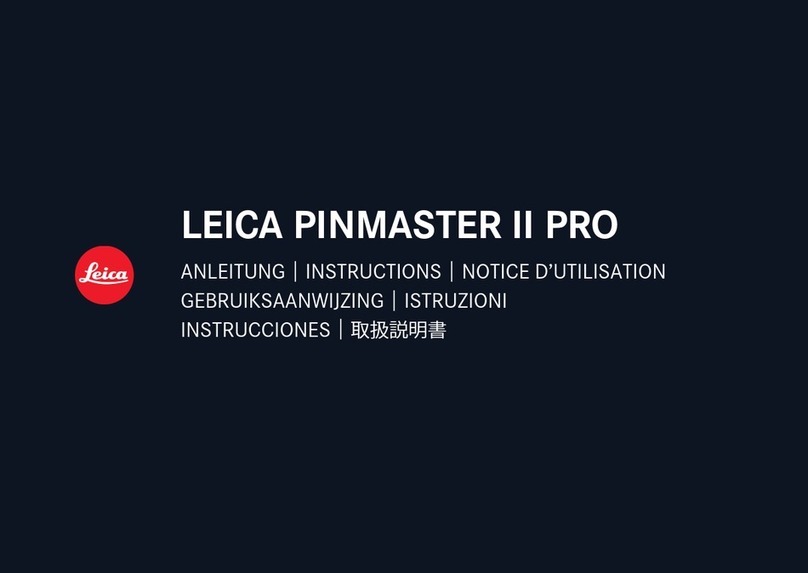 Leica PINMASTER II PRO instructions