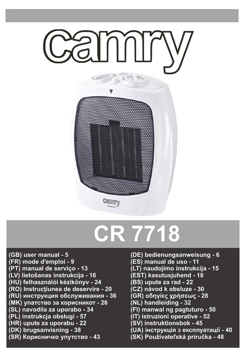 camry CR 7718 user manual camry CR 7718 user manual