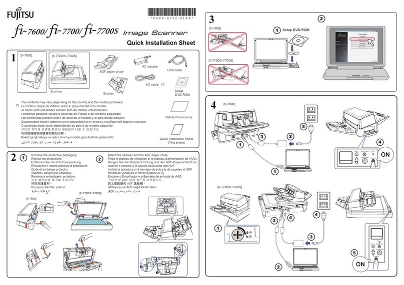 Fujitsu FI-7600 User manual