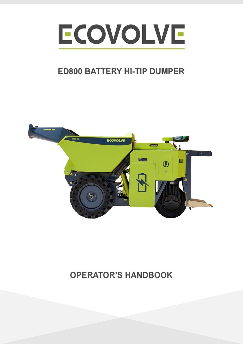 ECOVOLVE ED8000 Operator's handbook