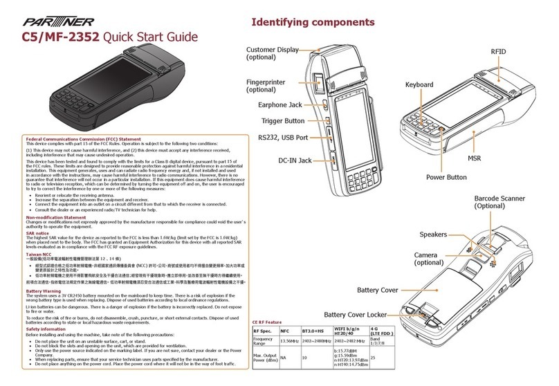 Partner MF-2352 quick start guide