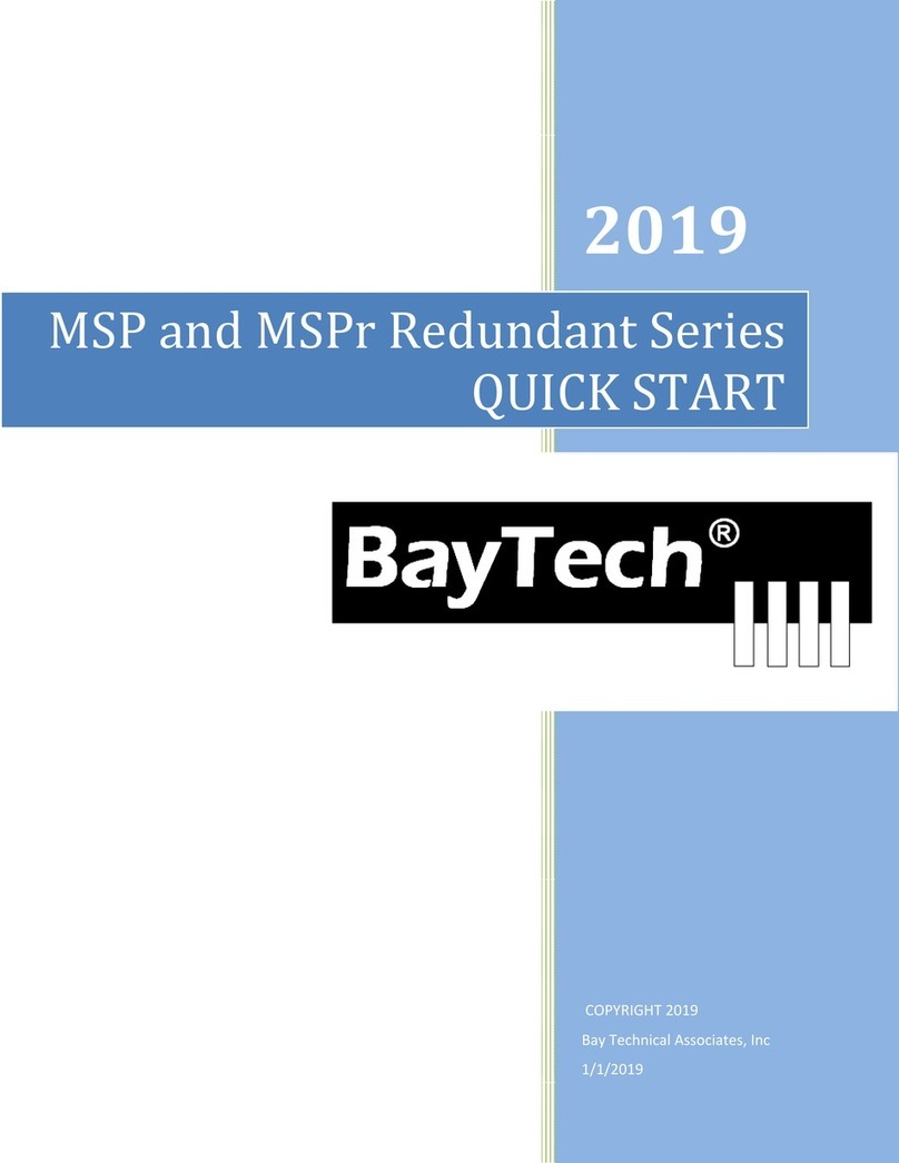 BayTech MSP Series User manual