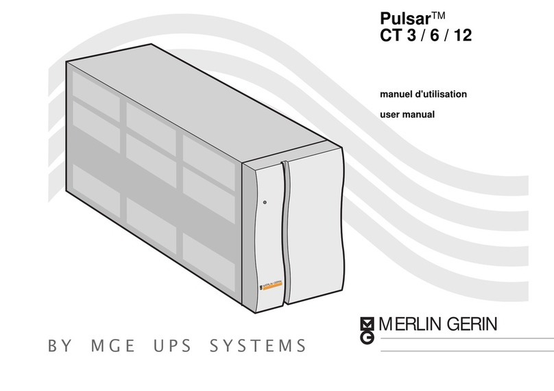 Merlin Gerin Pulsar CT 3 User manual