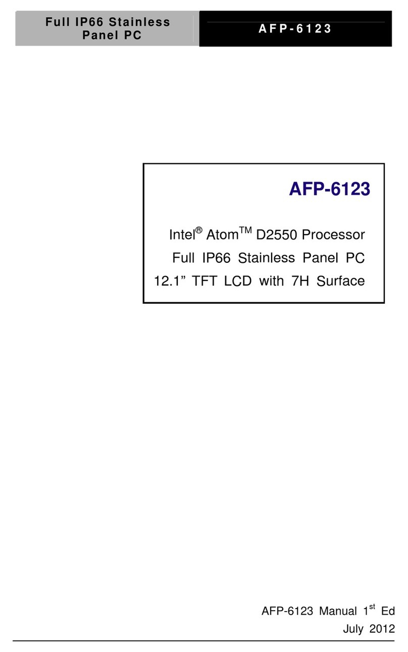 Aaeon AFP-6123 User manual
