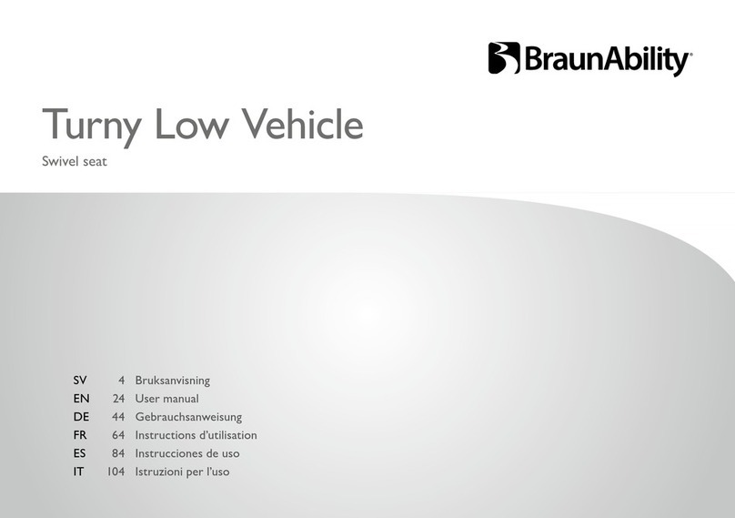 BraunAbility Turny Low Vehicle user manual
