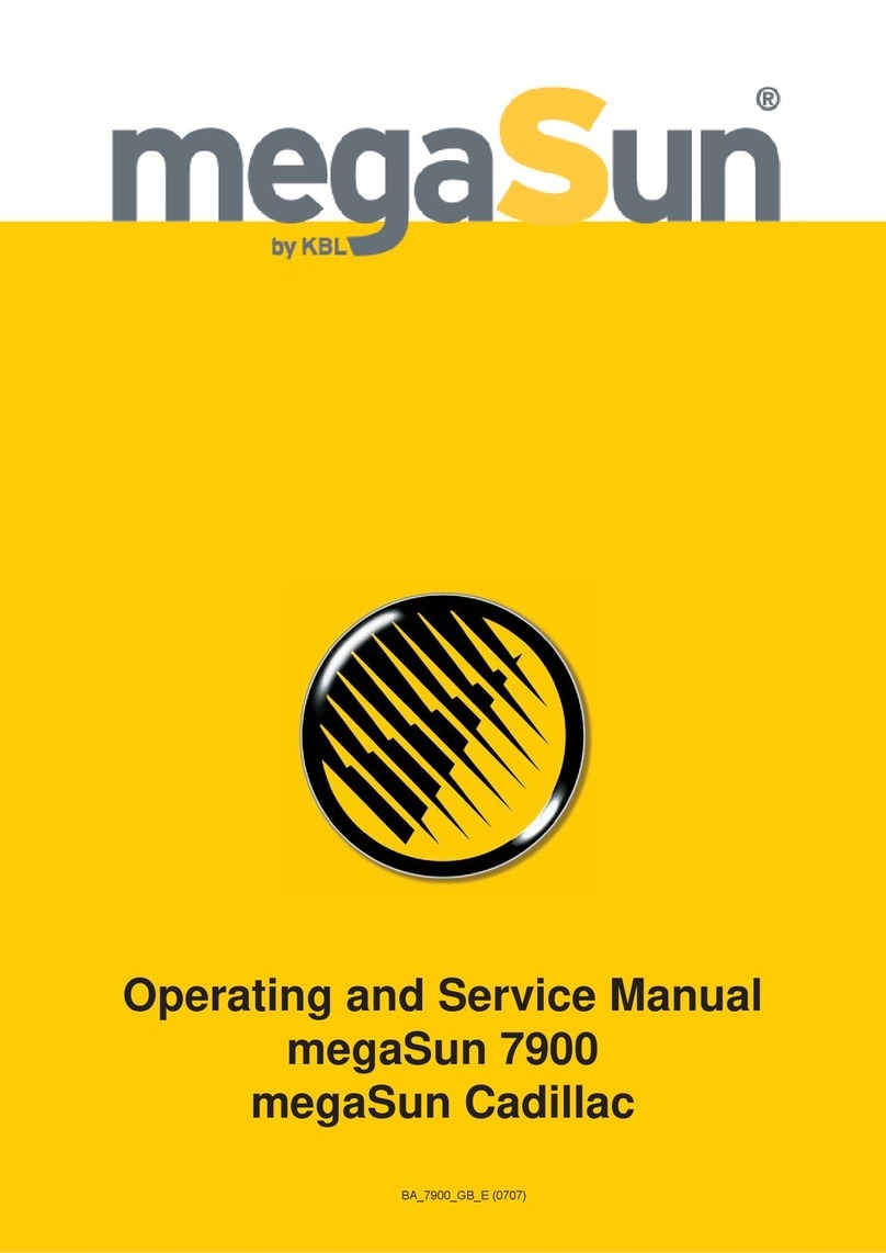 KBL megaSun 7900 Service manual