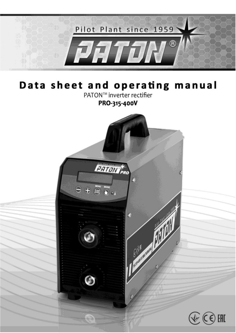 Paton PRO-315-400V Instruction Manual