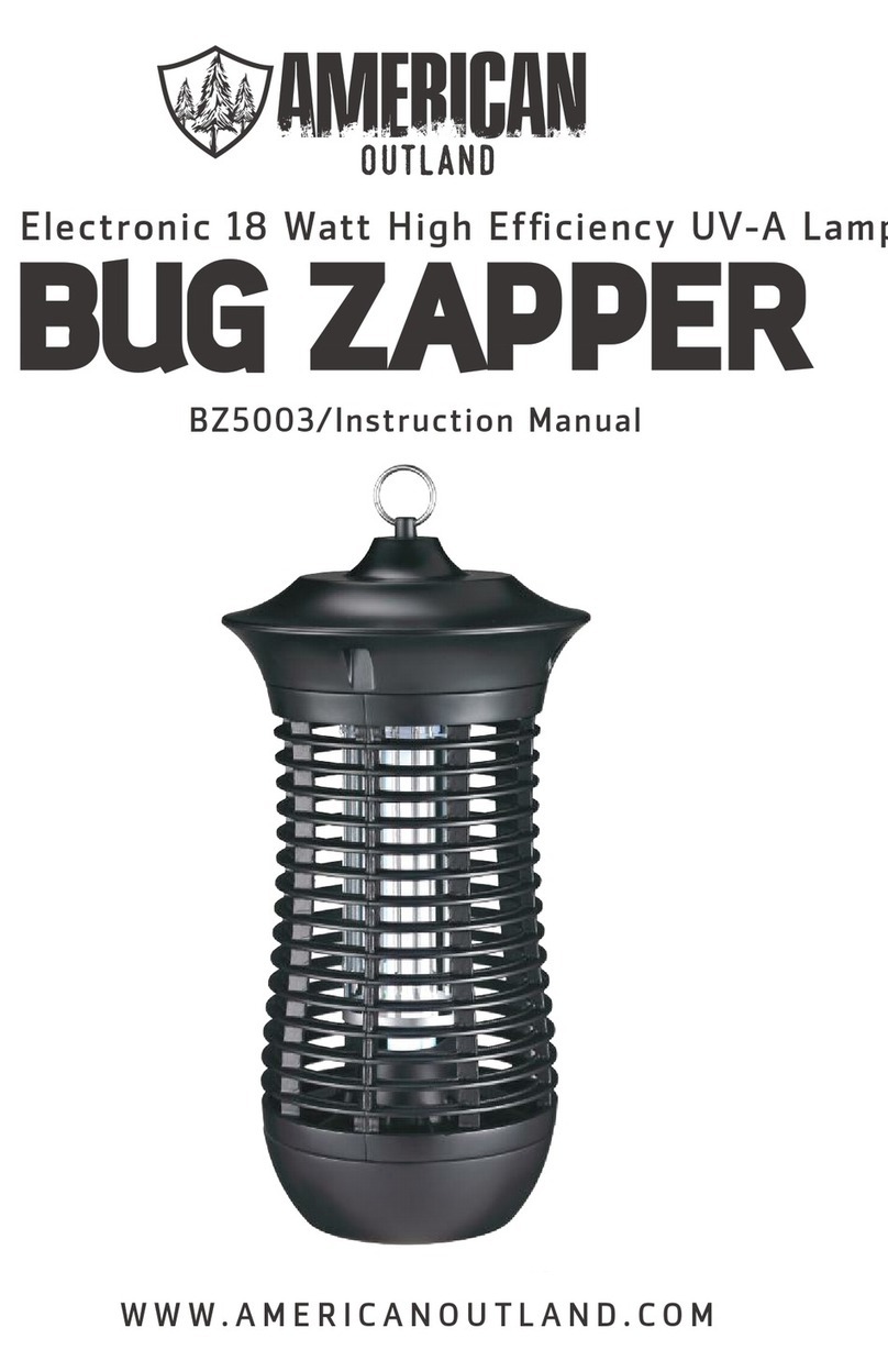 American Outland Bug Zapper BZ5003 User manual