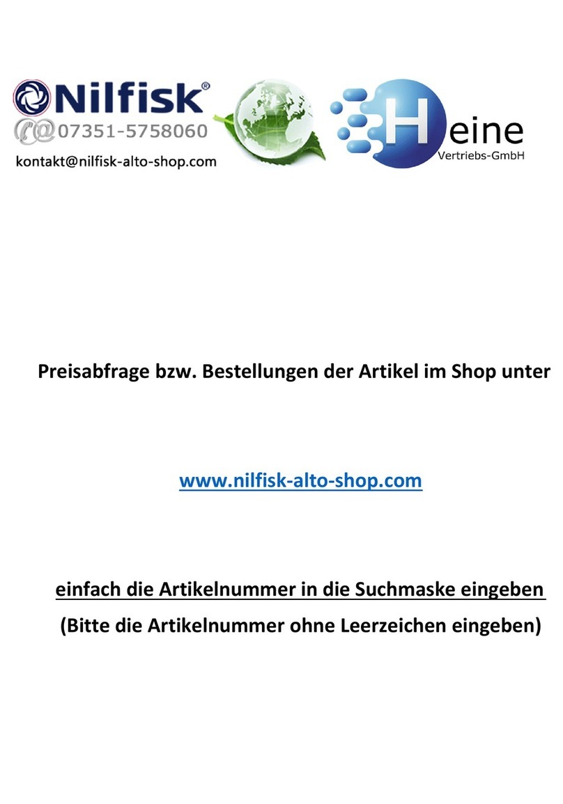 Nilfisk-Advance T22 Plus instruction manual