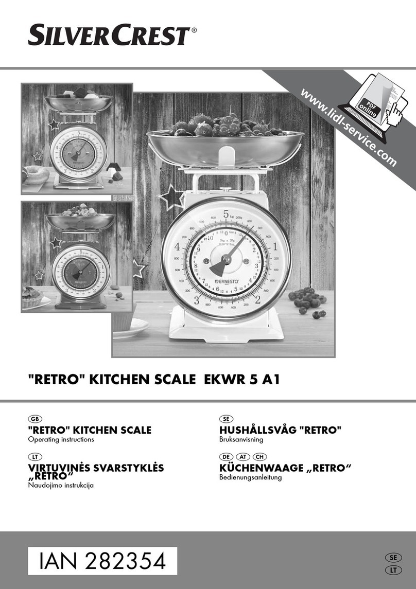 Silvercrest Ernesto Retro EKWR 5 A1 User manual