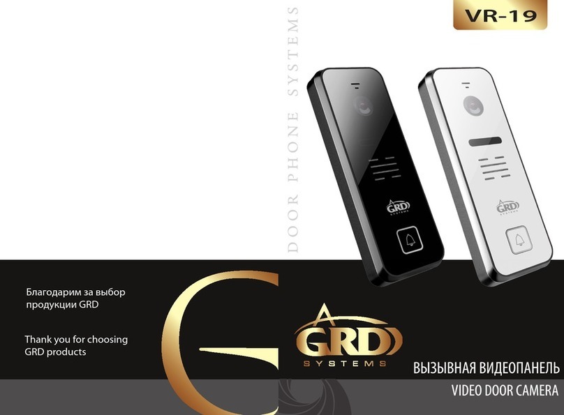 GRD VR-19 User manual