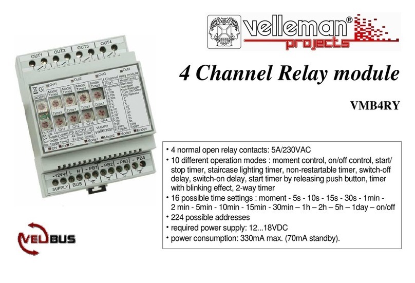 Velleman VMB4RY manual