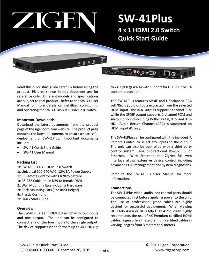 Zigen SW-41Plus quick start guide