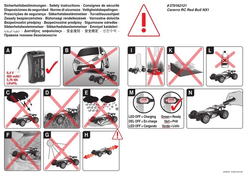 Carerra Red Bull NX1 Safety instructions