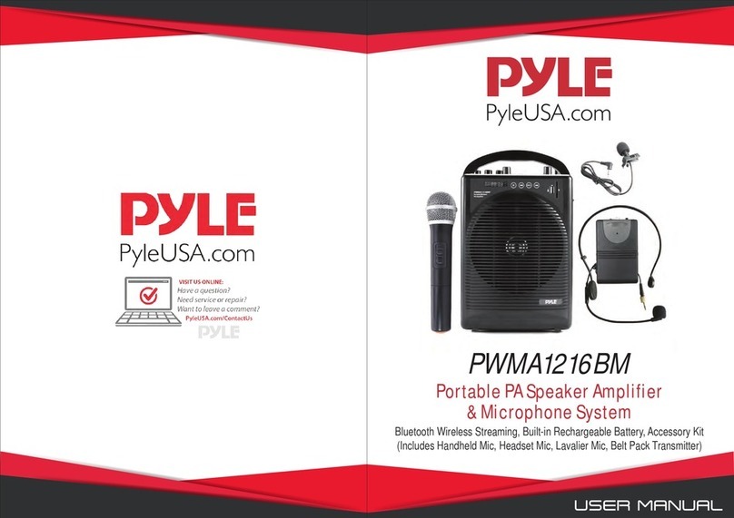 Pyle PWMA1216BM User manual