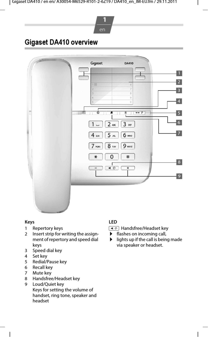 Gigaset Gigaset DA410 overview