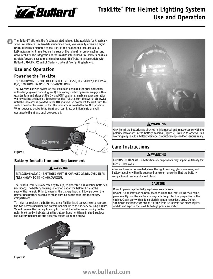 Bullard TrakLite Use and operation