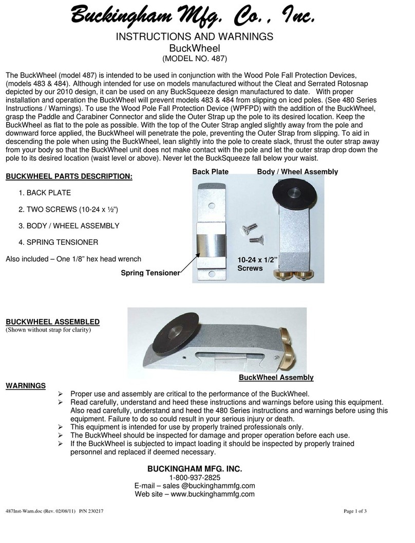 Buckingham BuckWheel 487 User manual