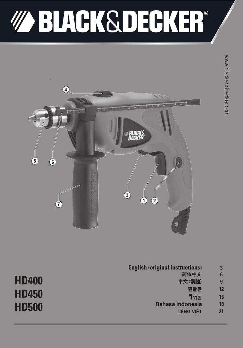 Black & Decker Linea Pro HD450 User manual