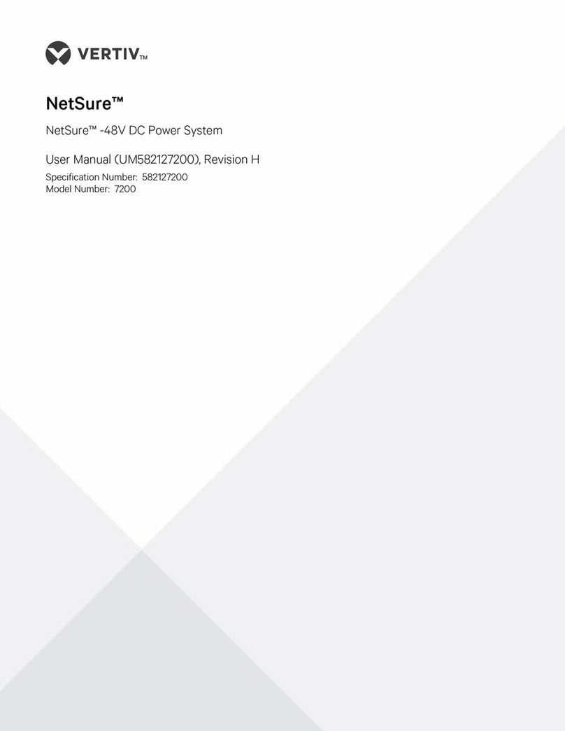 Vertiv NetSure 7200 User manual