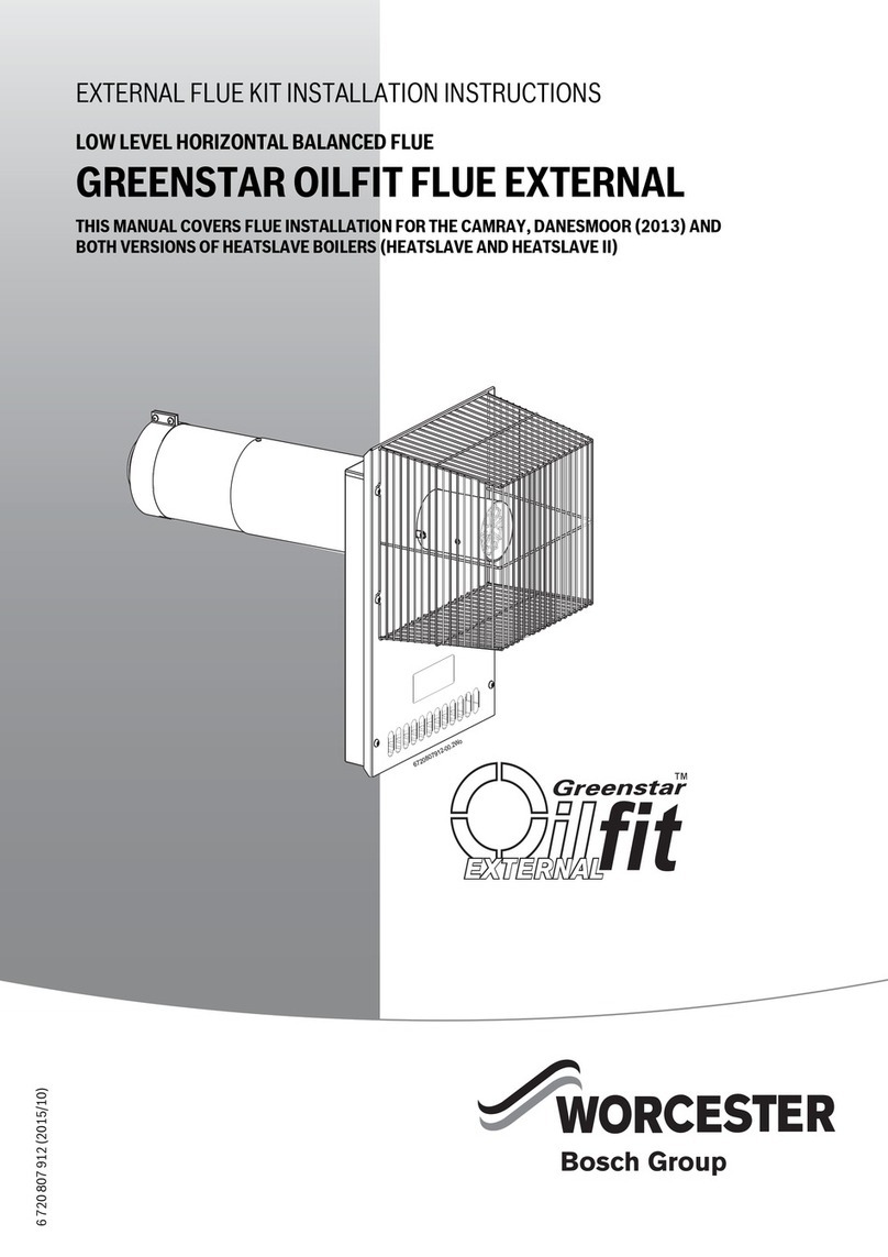 Bosch Worcester Greenstar Oilfit External installation instructions
