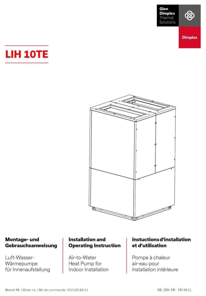 Glen Dimplex LIH 10TE Installation and operating instruction Glen Dimplex LIH 10TE Installation and operating instruction