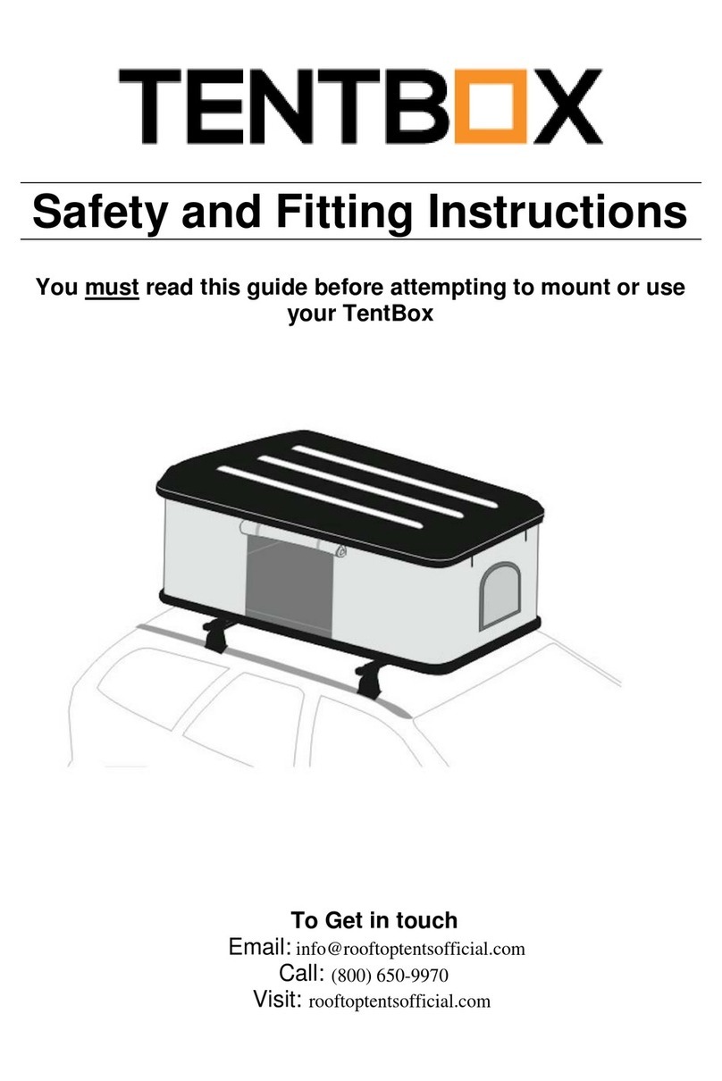 TentBox CLASSIC Safety and Fitting Instructions