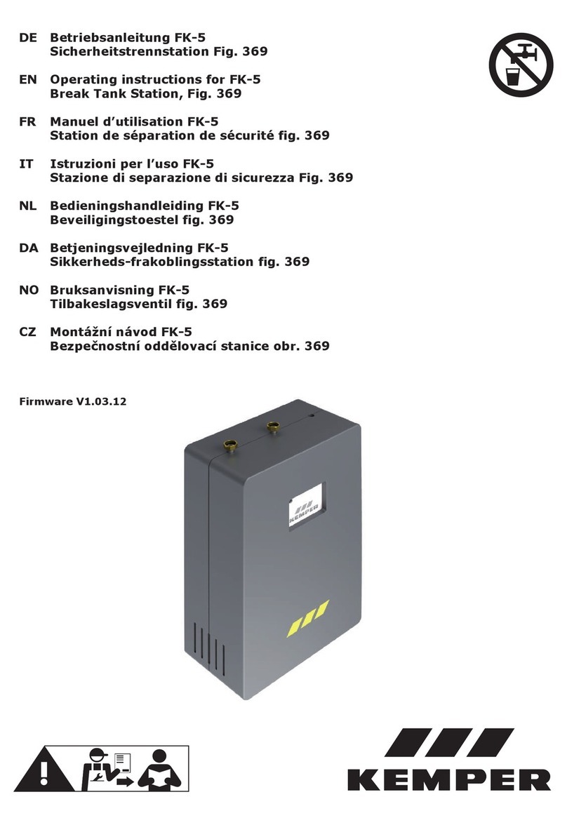 Kemper FK-5 operating instructions