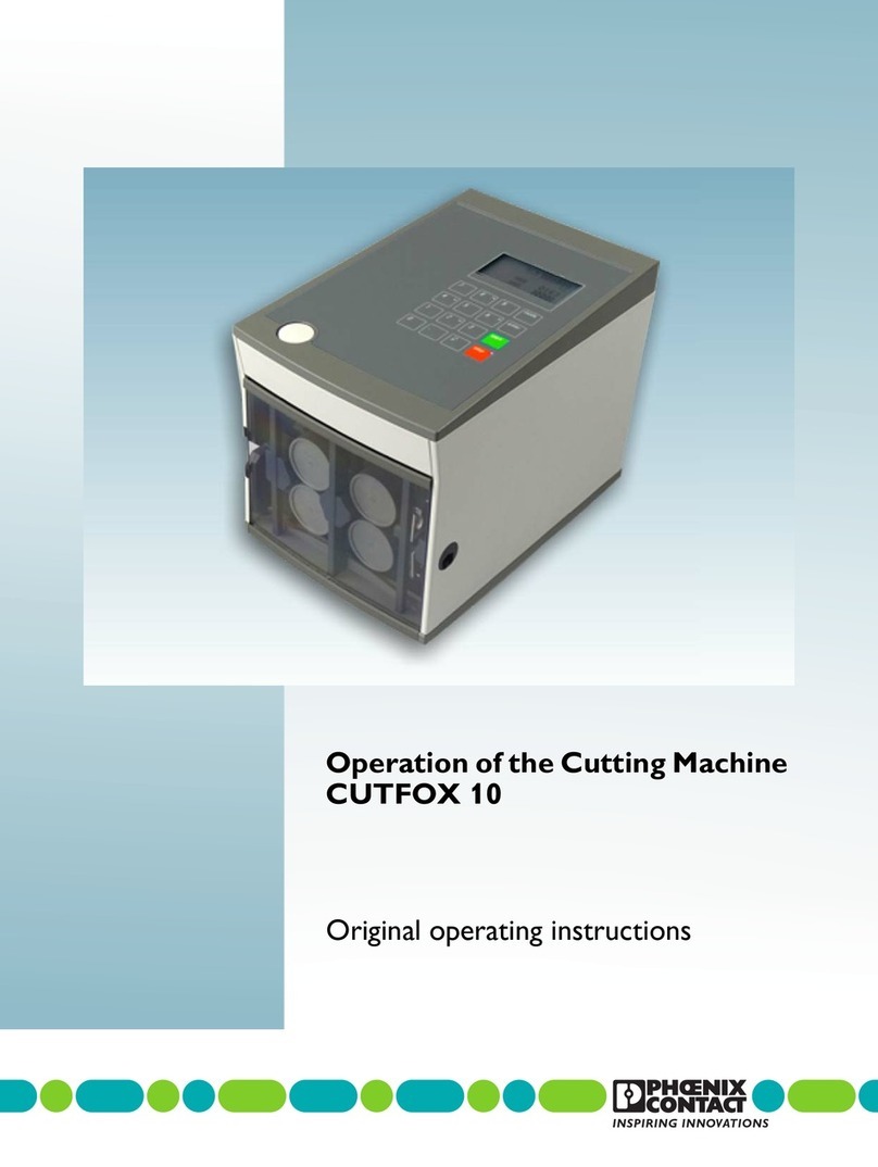 Phoenix Contact CUTFOX 10 Original operating instructions