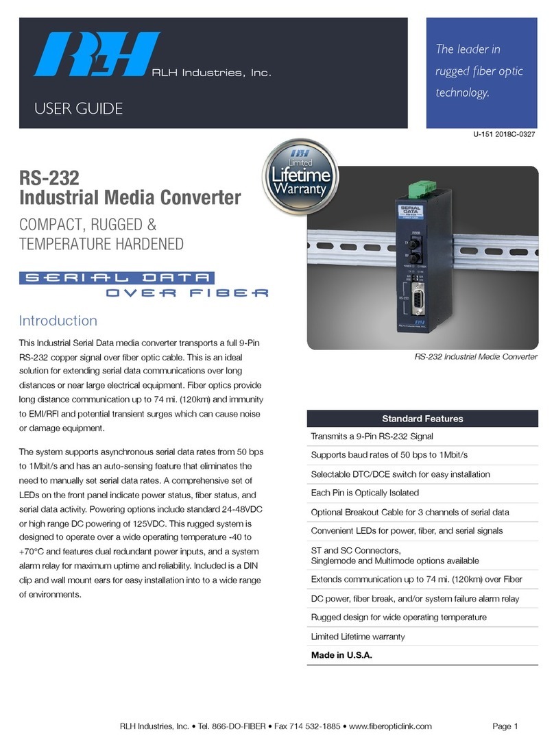 RLH Industries SED-03-2 user guide