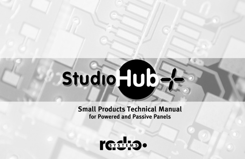 Radio Systems StudioHub+ Technical manual