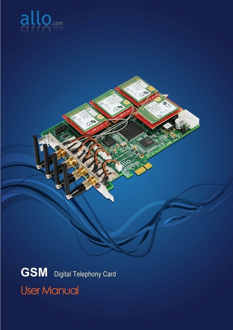 Allo.com GSM Series user manual