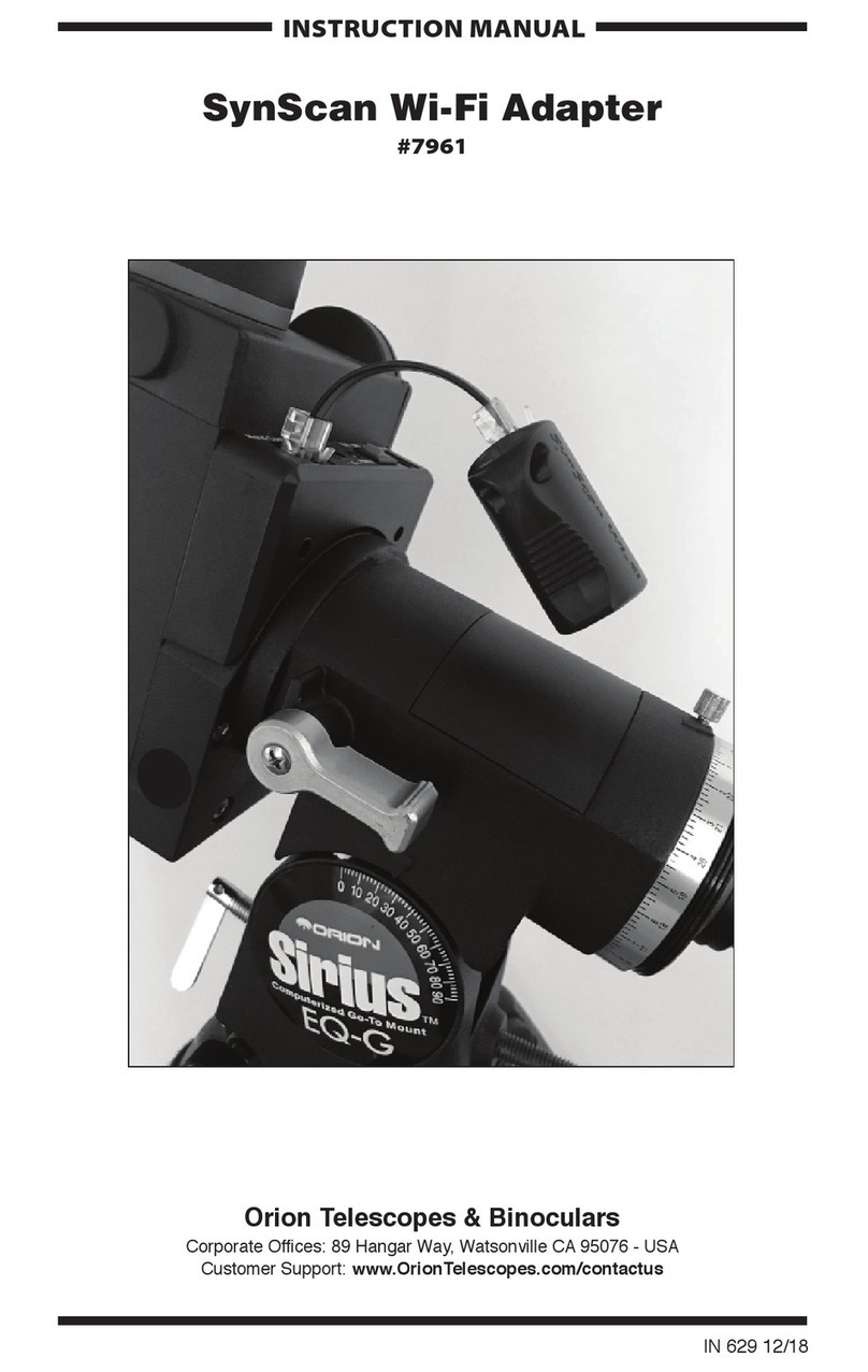 ORION TELESCOPES & BINOCULARS SynScan 7961 User manual ORION TELESCOPES & BINOCULARS SynScan 7961 User manual