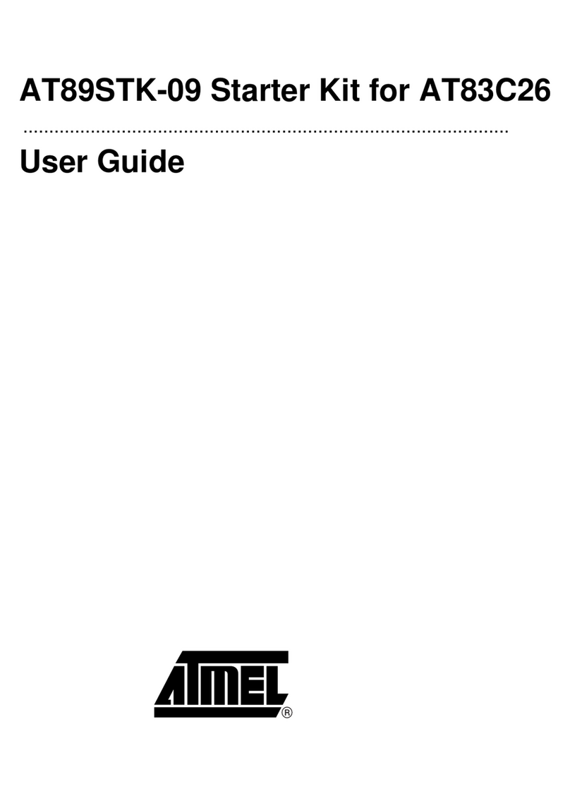 Atmel AT89STK-09 user guide