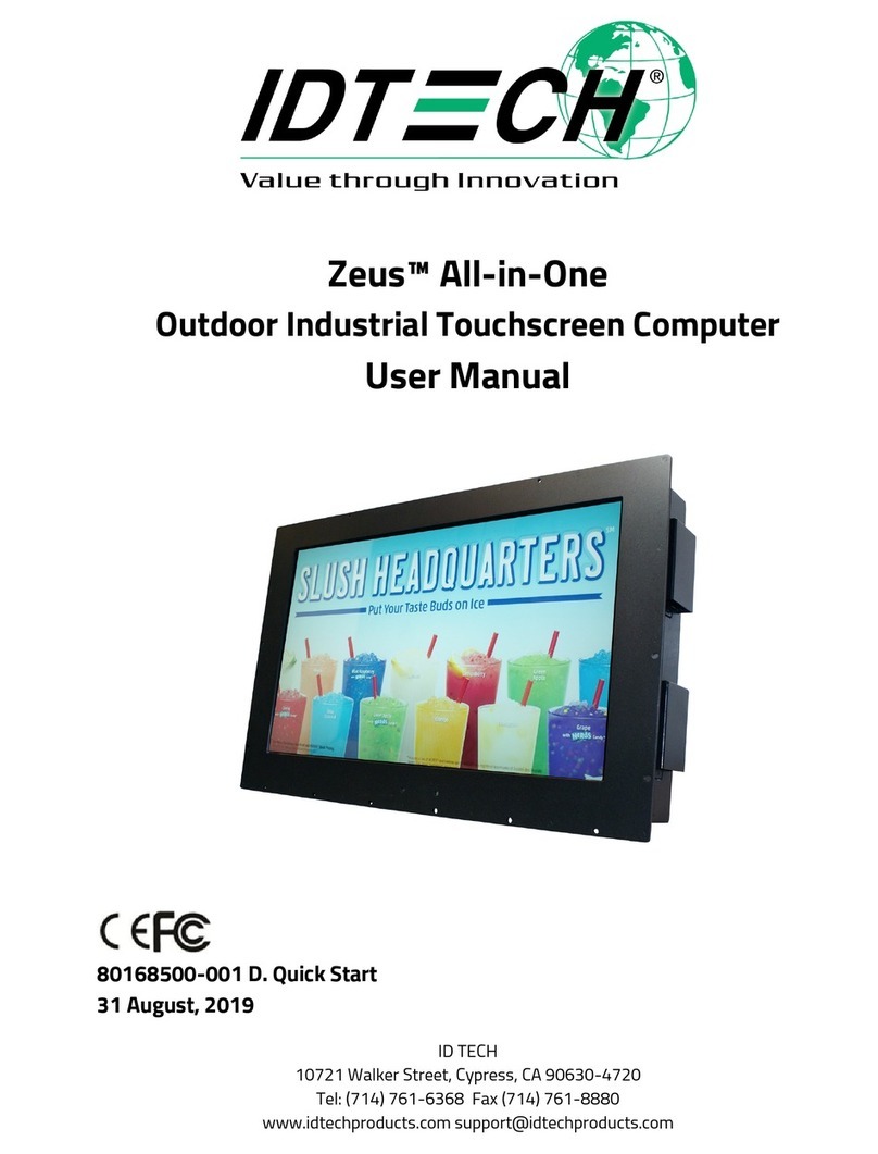 IDTECH Zeus User manual
