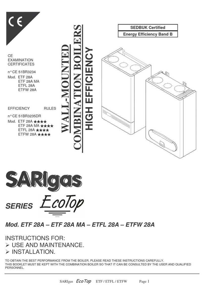 SARIgas EcoTop Series instructions