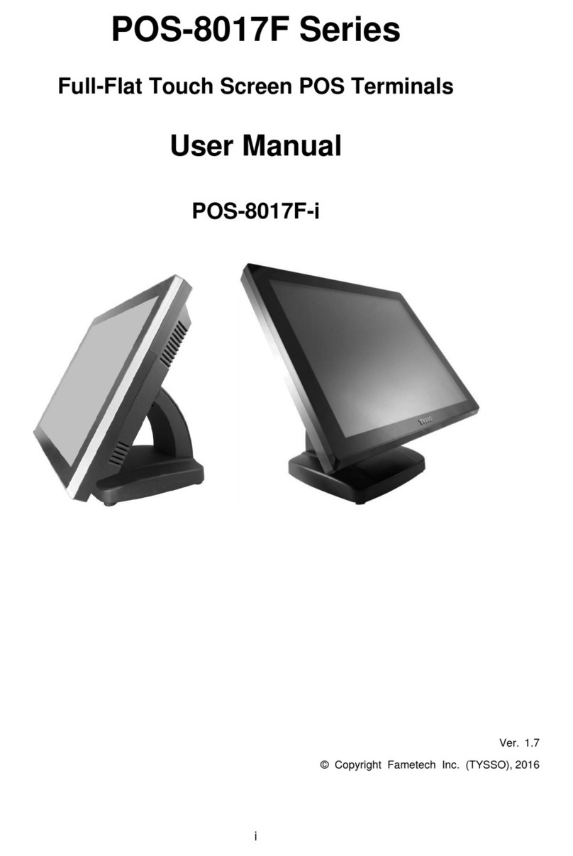 Fametech POS-8017F Series User manual Fametech POS-8017F Series User manual