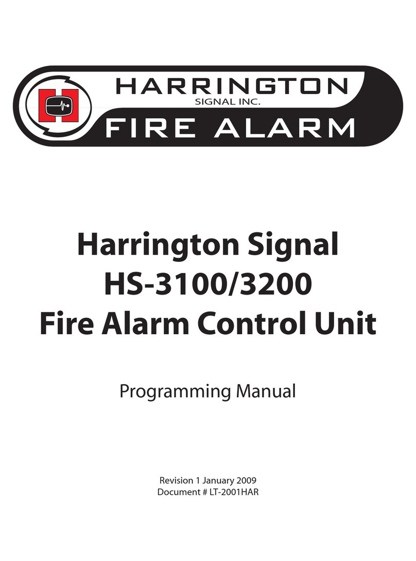Harrington Signal HS-3100 Programming manual