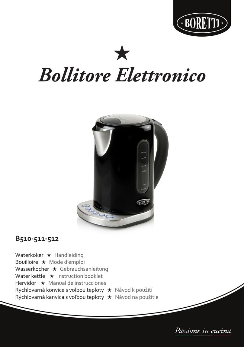 BORETTI B510 Instruction booklet