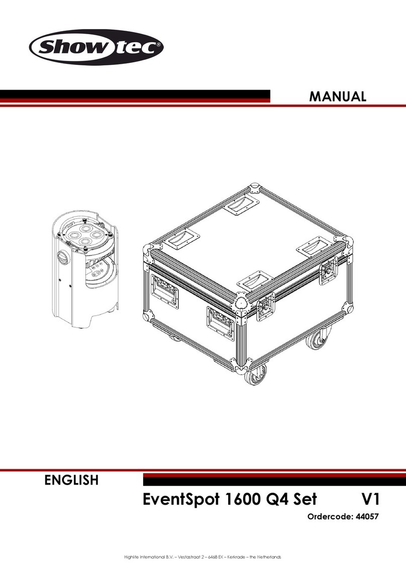 Show Tec EventSpot 1600 Q4 User manual