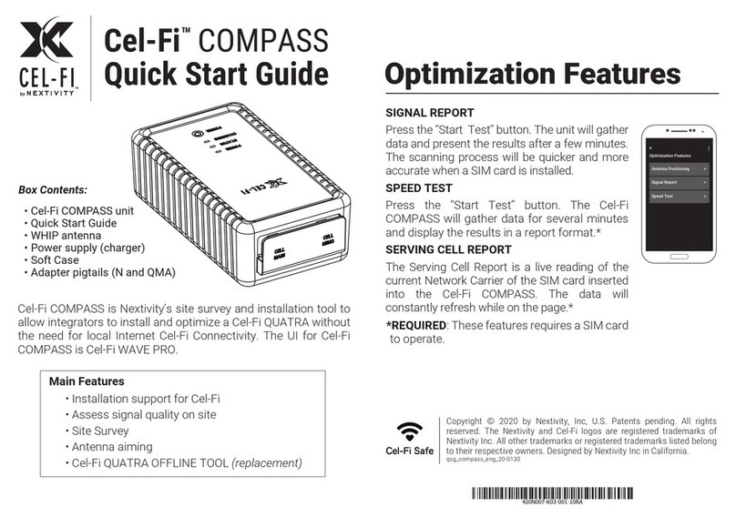 NEXTIVITY Cel-Fi COMPASS quick start guide